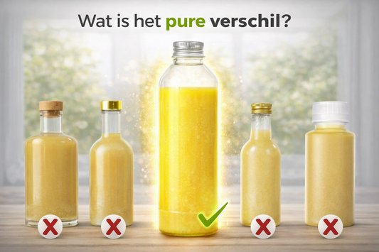 De waarheid over gembershots: waarom pure gembersap veel sterker is
